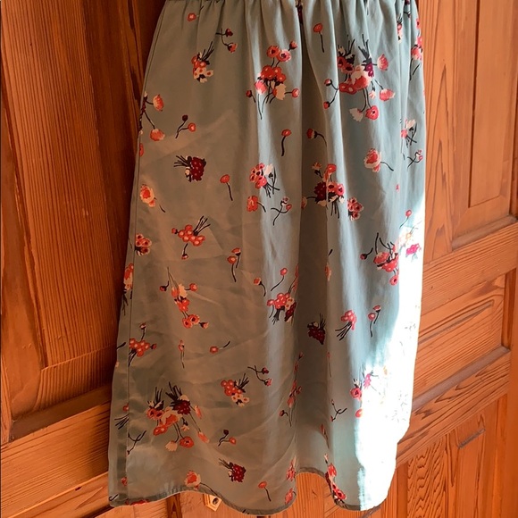 Xhilaration Vintage Style Turquoise Floral Dress - Picture 3 of 11